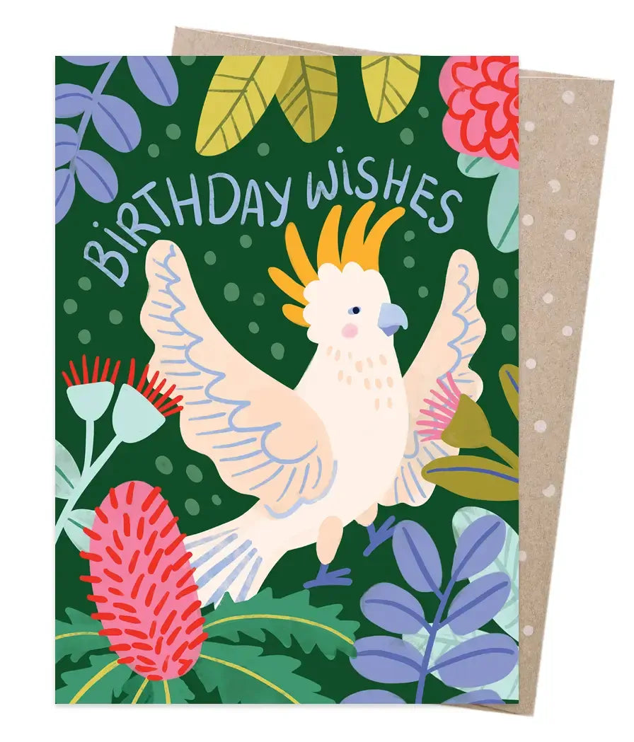 Birthday Cockatoo Greeting Card