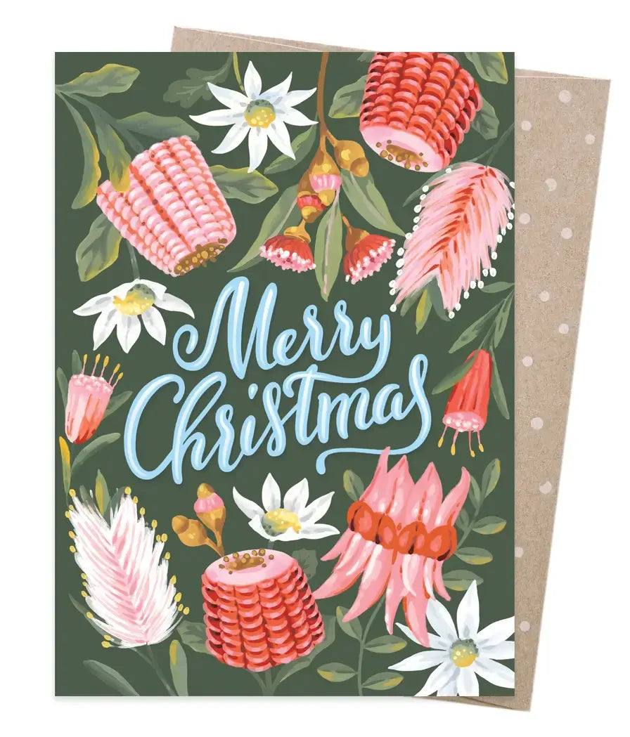 Christmas Garland Greeting Card