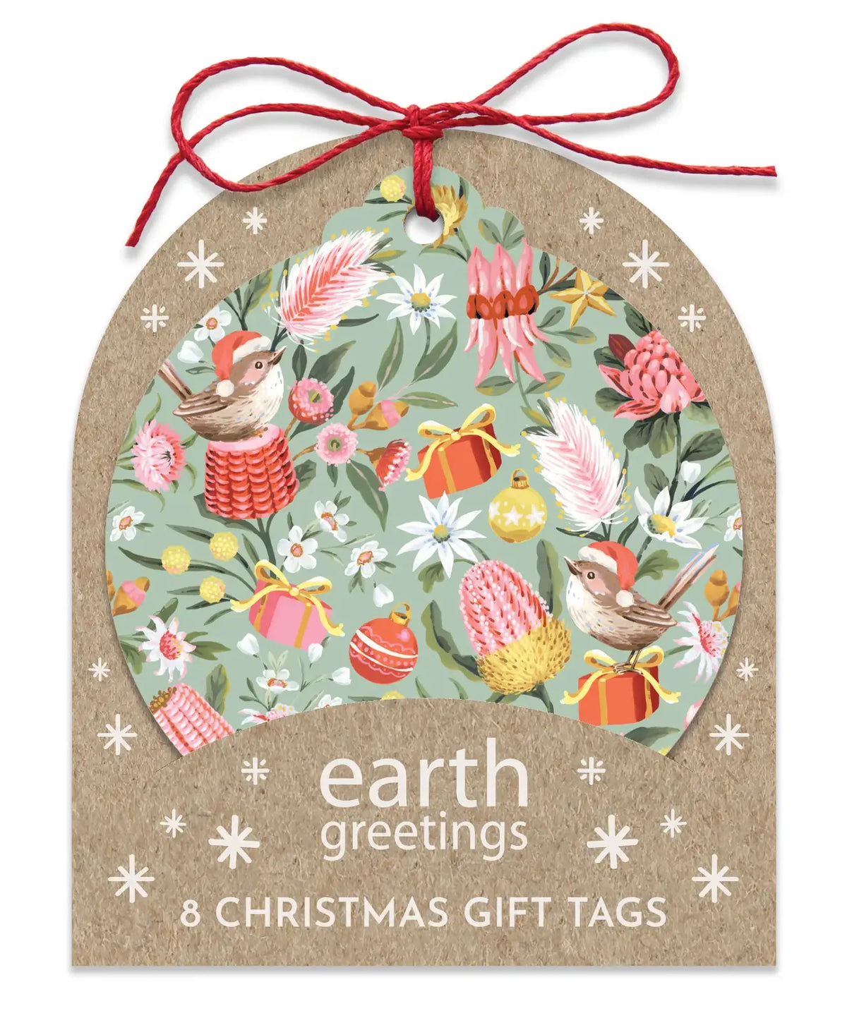 Festive Wrens Christmas Gift Tags