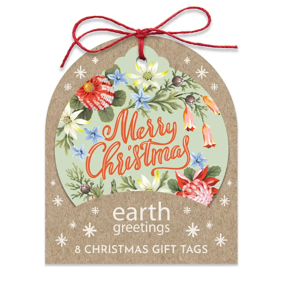 Christmas Blooms Gift Tags
