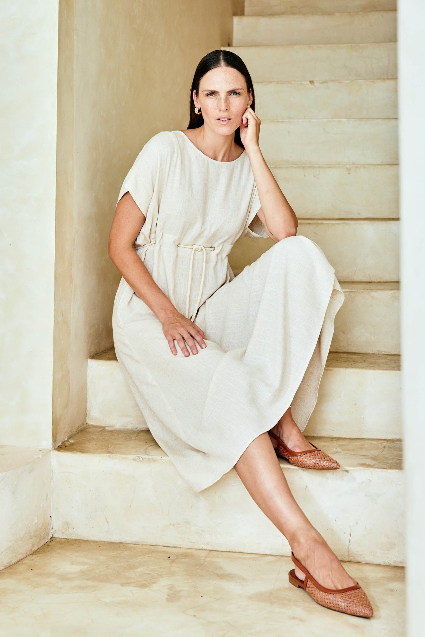 Alexis Rope Tie Dress