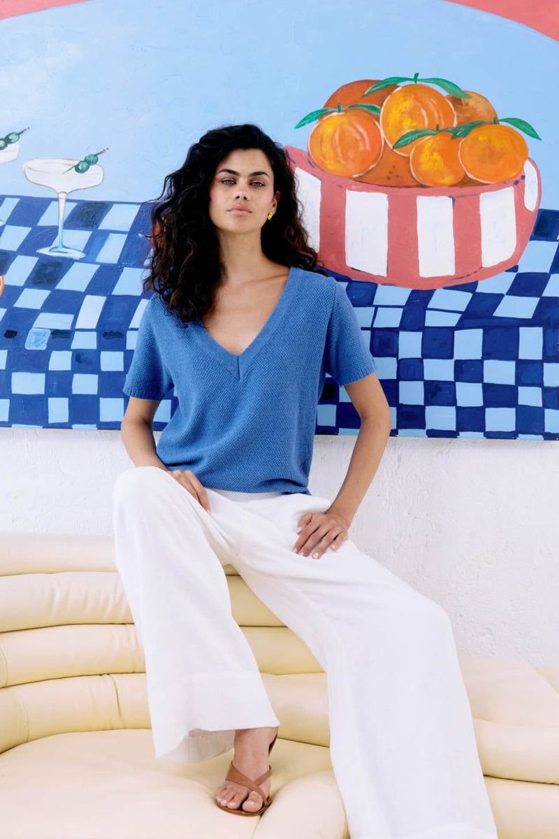 Artemis V Knit Top