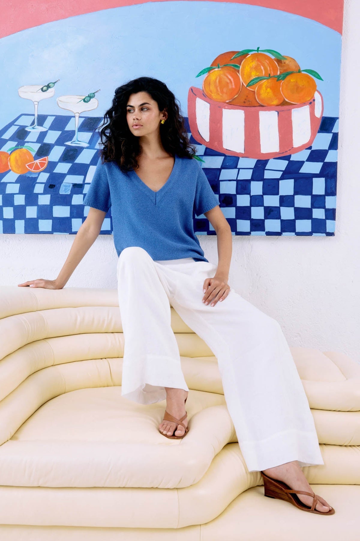 Artemis V Knit Top