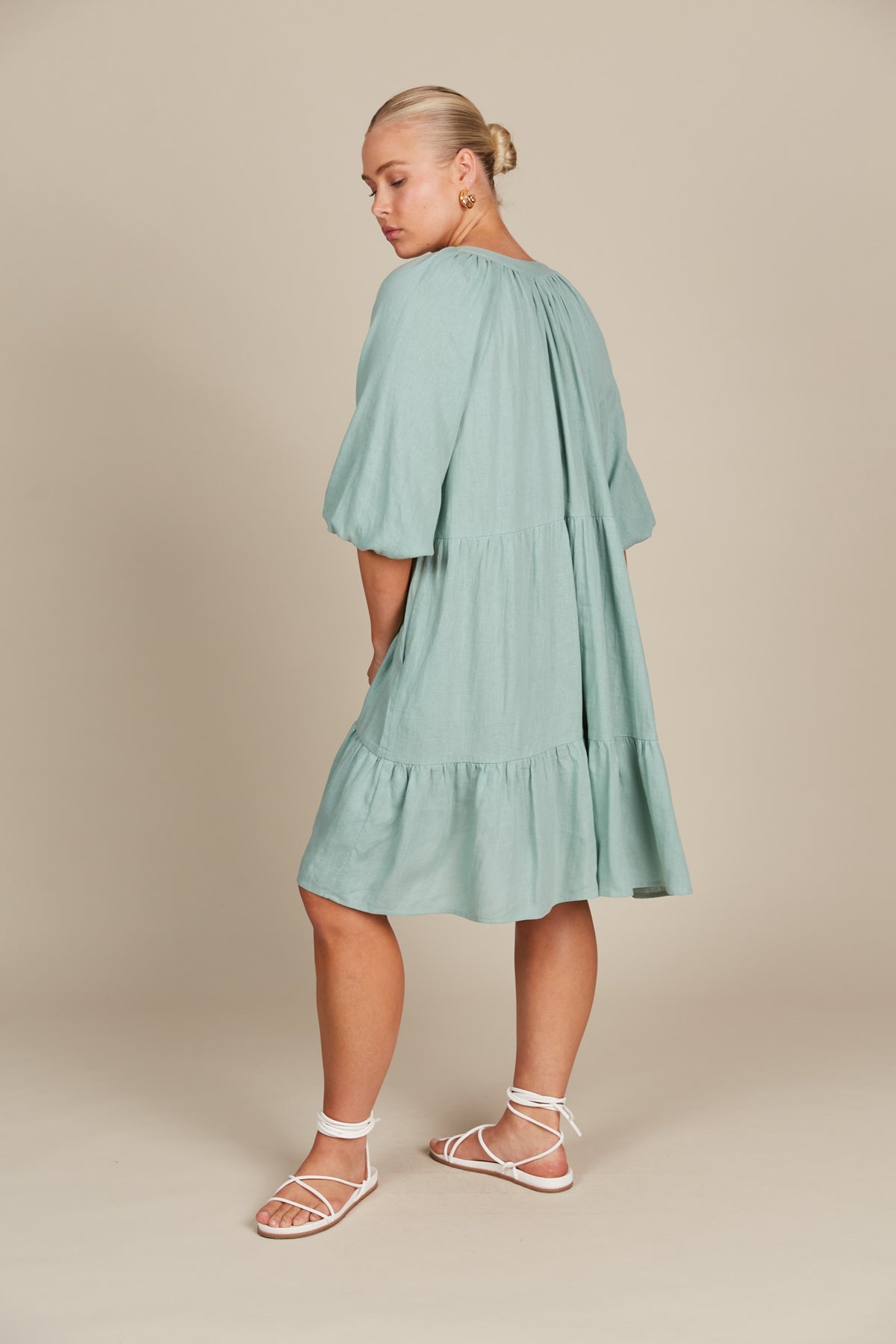 Amelie Button Dress - Isle Of Mine