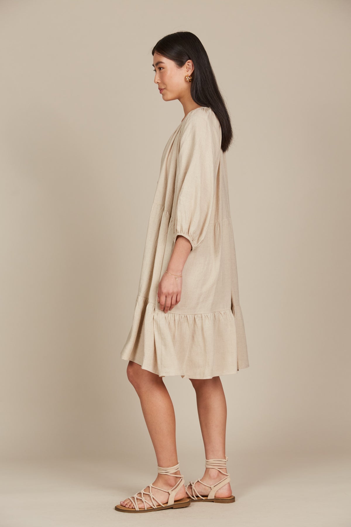 Amelie Button Dress - Isle Of Mine