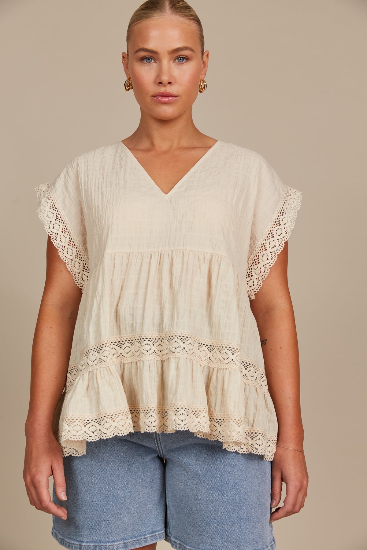 Fleur VNeck Top - Isle Of Mine