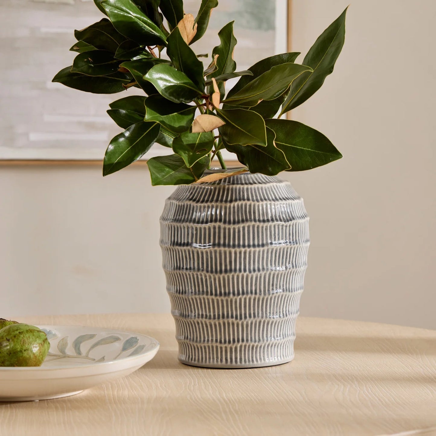 Nautilus Light Blue Vase