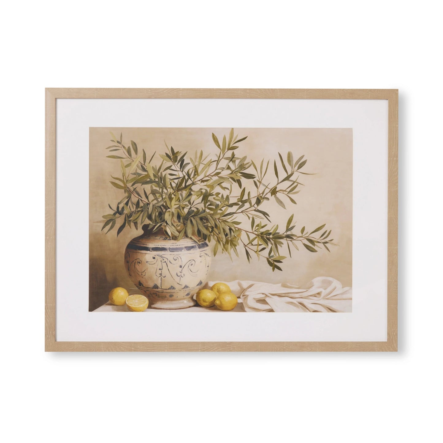 Olive Bouquet Framed Print