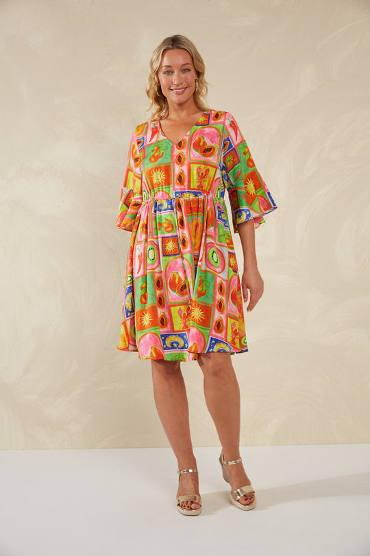 Portofino Tie Dress - Haven