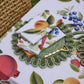 Lucie Dark Green/Light Green Braided Placemat