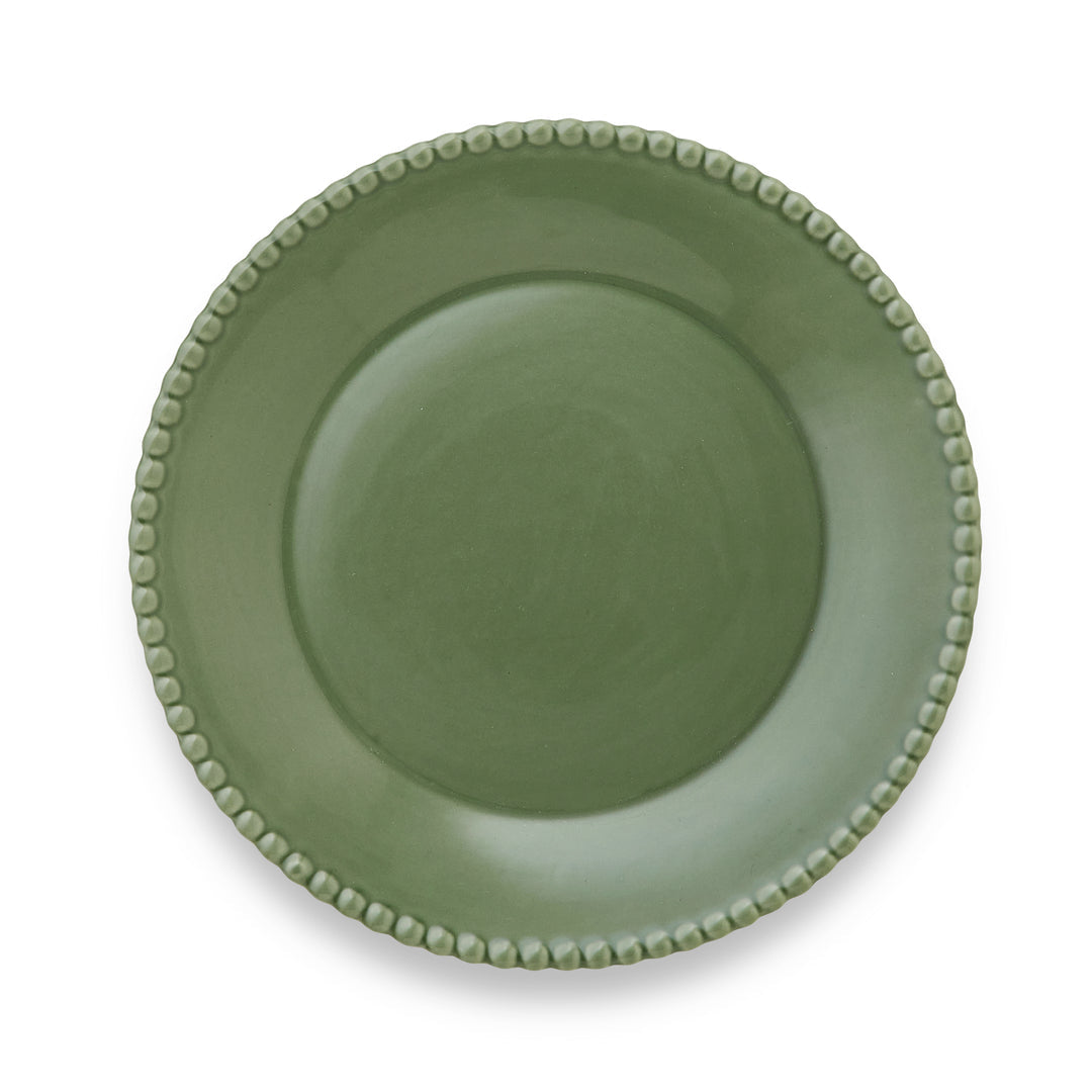 Celeste Green Bobble Dinner Plate