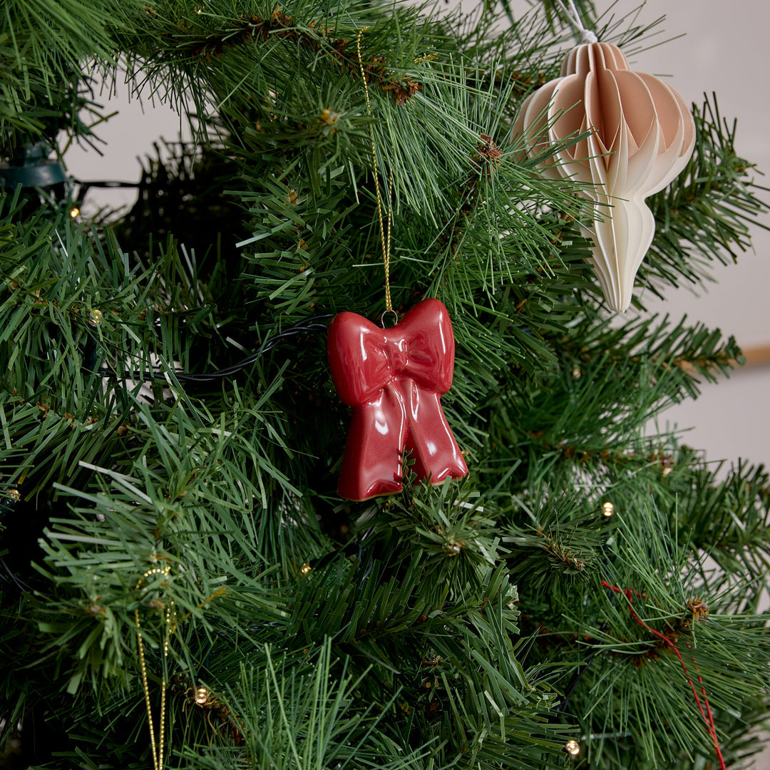 Bow Ceramic Hanging Decoration