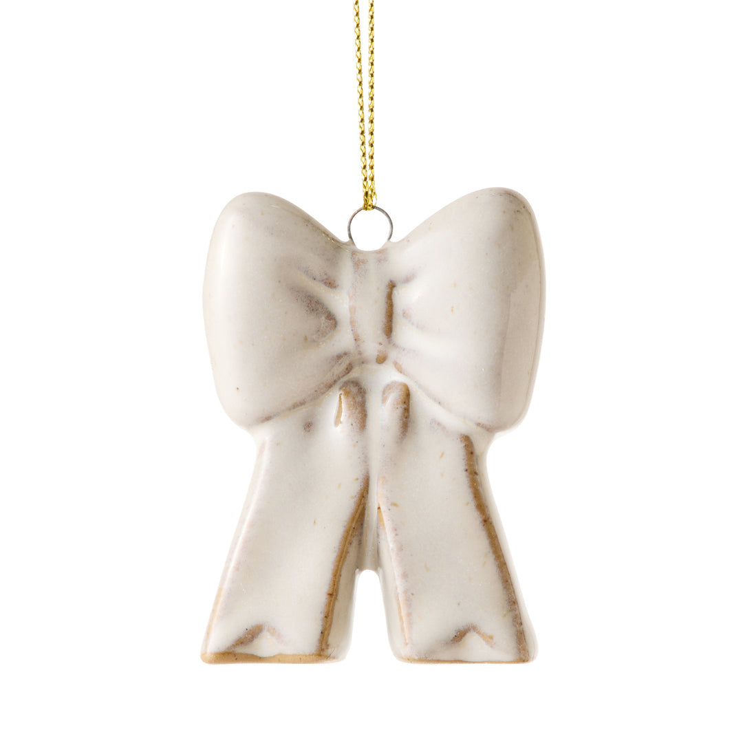 Bow Ceramic Hanging Decoration