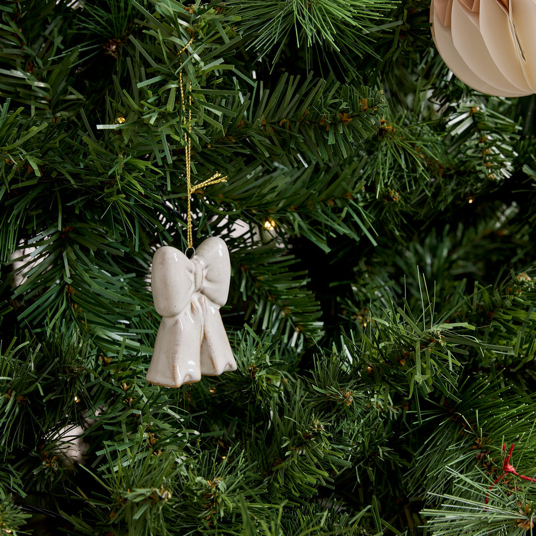 Bow Ceramic Hanging Decoration