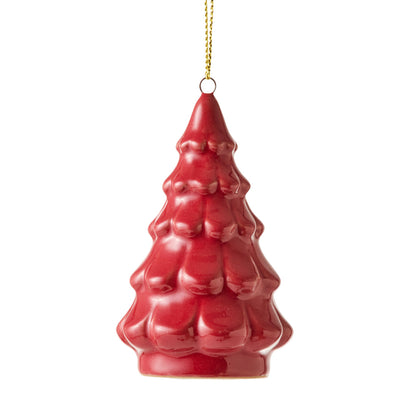 Fir Tree Ceramic Hanging Decoration