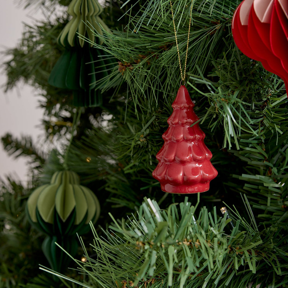 Fir Tree Ceramic Hanging Decoration