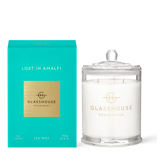 Lost In Amalfi 760g Soy Candle - Glasshouse Fragrances