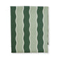 Kit Wavy Light Green/Dark Green Alfresco Tablecloth