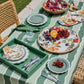 Kit Wavy Light Green/Dark Green Alfresco Tablecloth