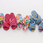 Candy Stripe Sherpa Adult Slippers