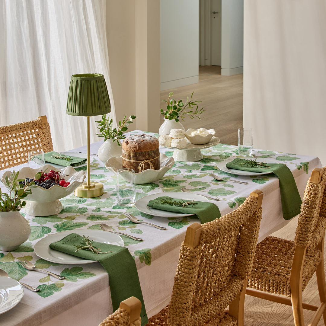 Fig Green Tablecloth 150x350cm
