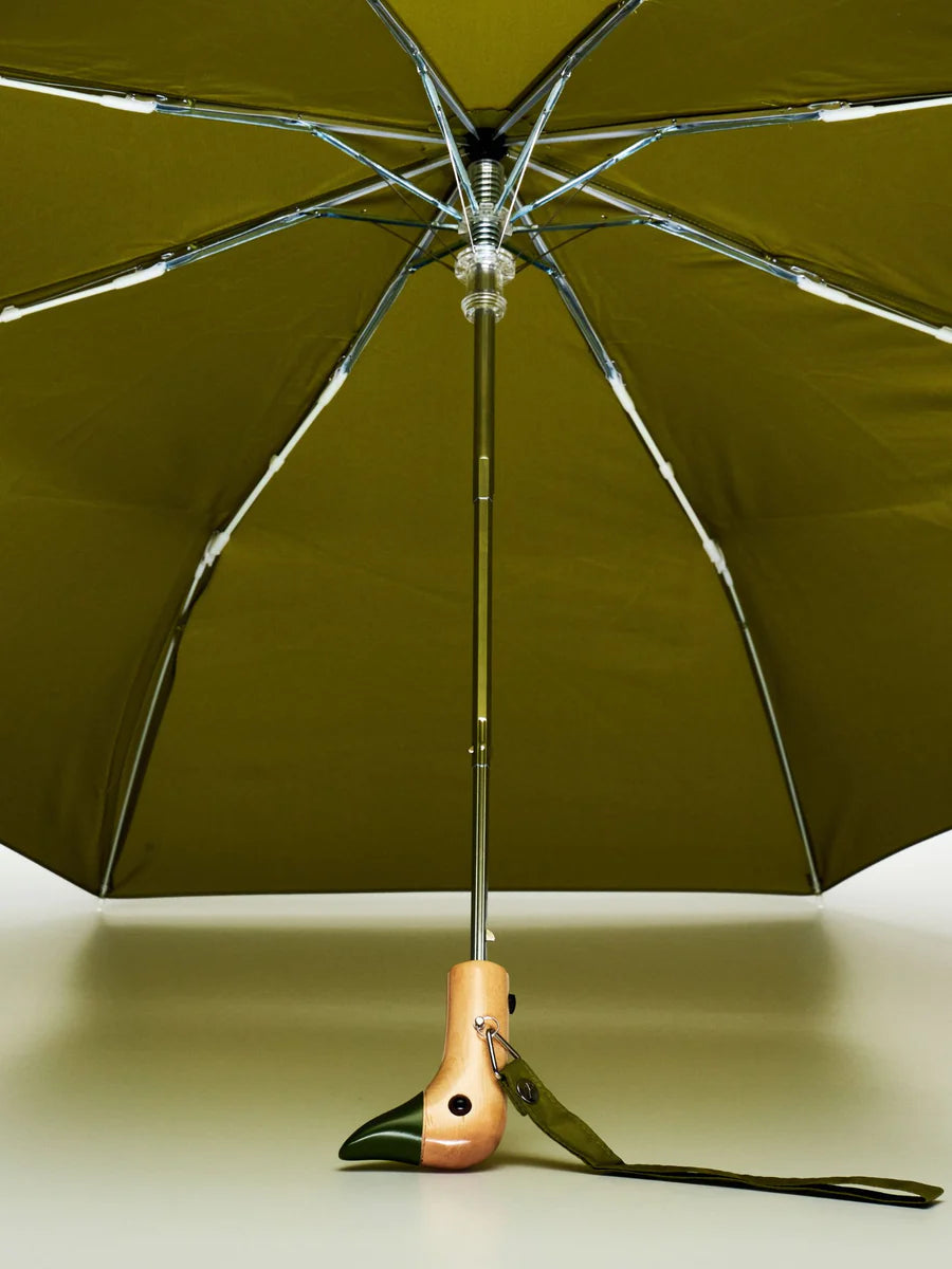 Olive Compact Duck Umbrella