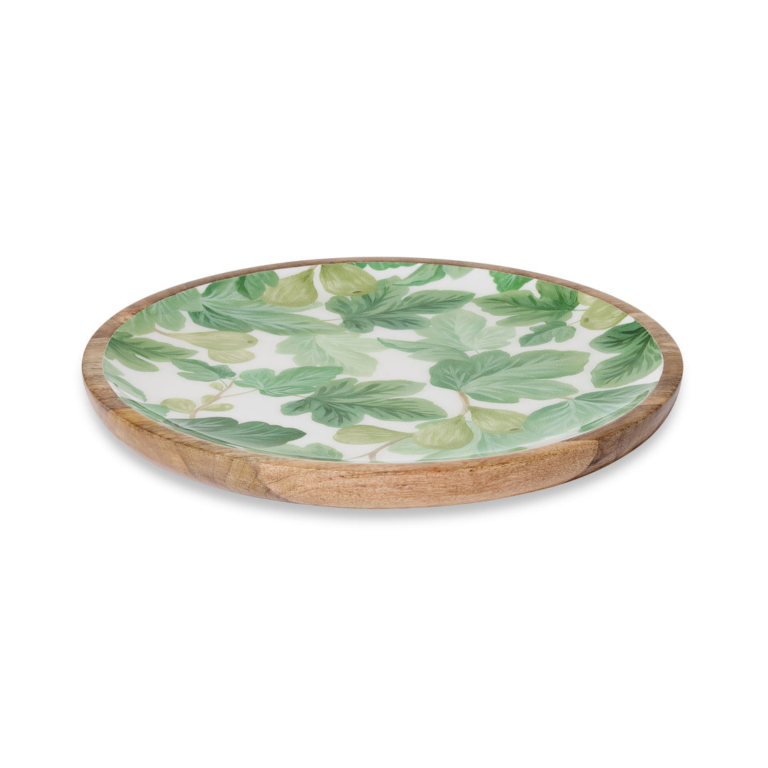 Fig Enamel Round Platter