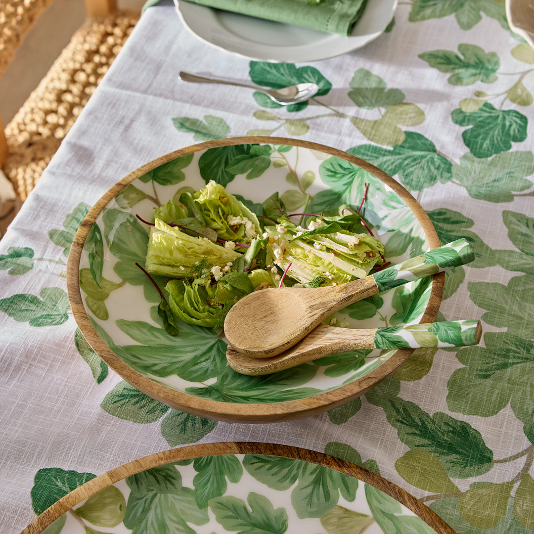 Fig Enamel Salad Bowl
