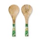 Fig Enamel Salad Server Set