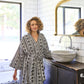 Flower Chain Terry Robe