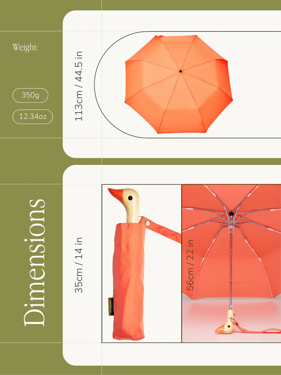 Peach Compact Duck Umbrella - Original Duckhead