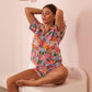 Follow The Sun Adult Organic Cotton Short Sleeve Shirt & Shirt Pyjama Set