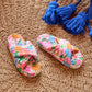 Follow The Sun Quilted Velvet Adult Slippers