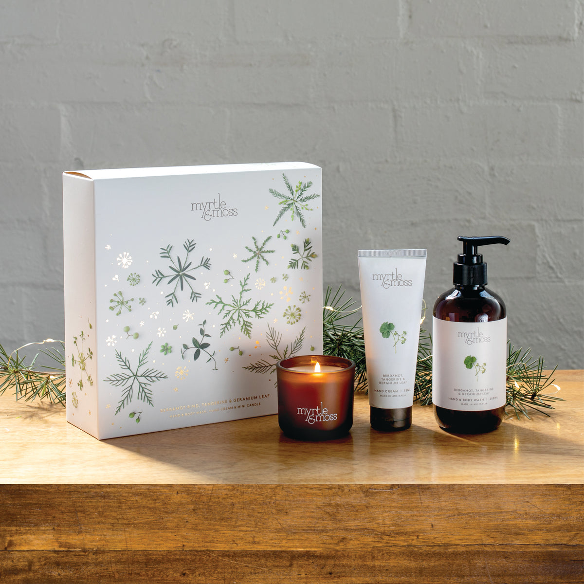 Christmas Trio ~ Bergamot Rind Tangerine & Geranium Leaf