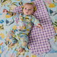 Follow The Sun Yellow Baby Change Mat