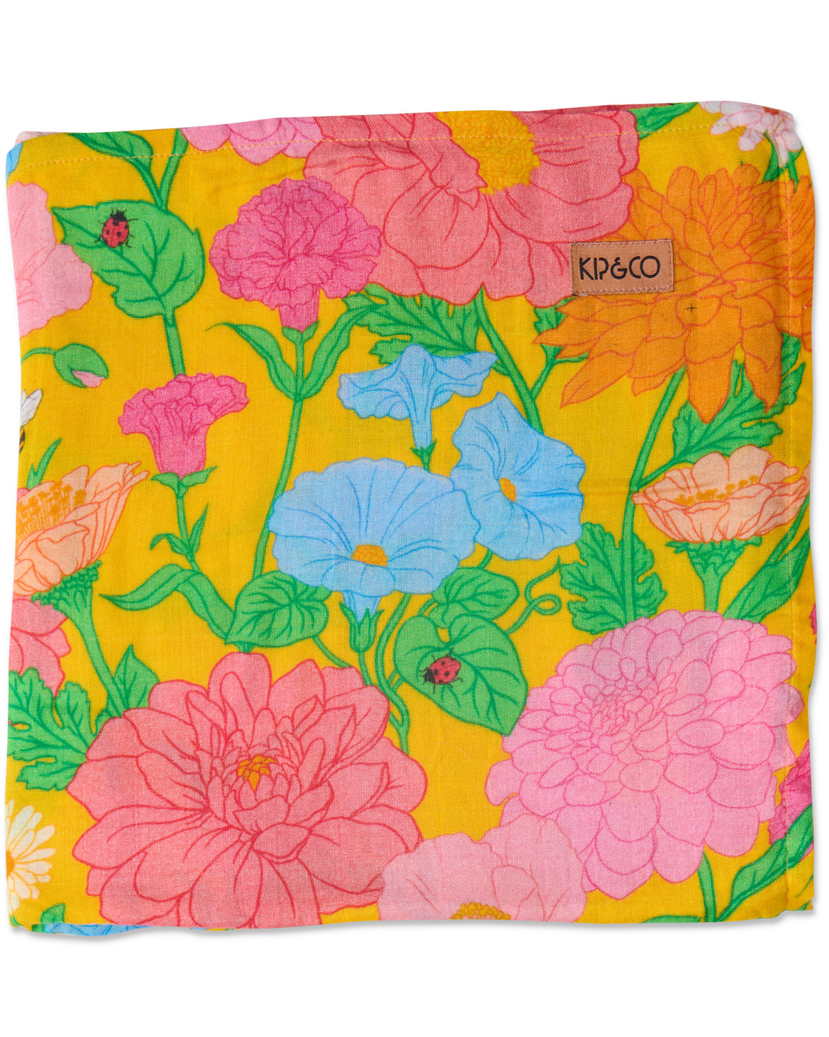 Follow The Sun Yellow Bamboo Swaddle