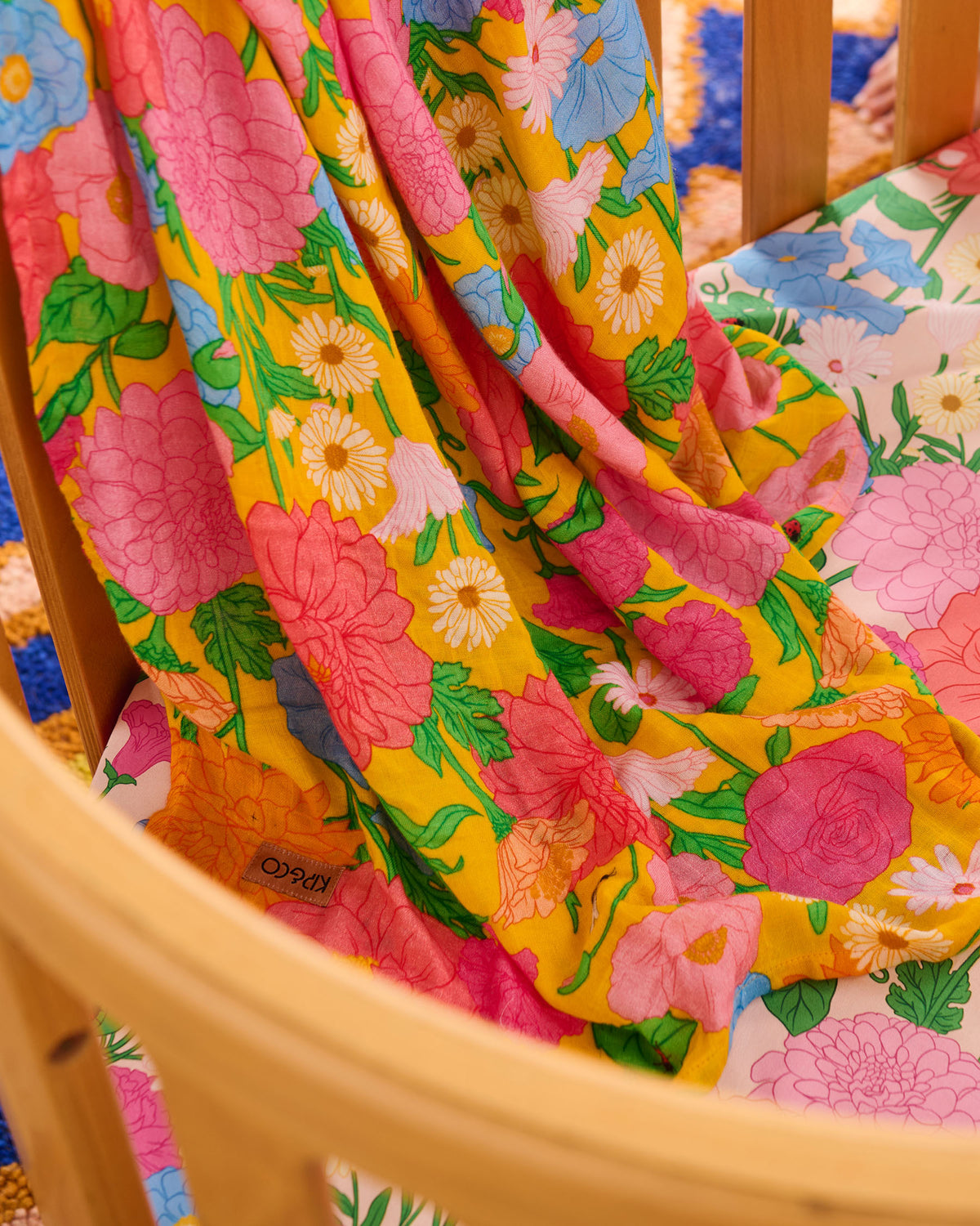 Follow The Sun Yellow Bamboo Swaddle