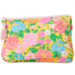 Follow The Sun Yellow Quilted Cotton Toiletry Purse