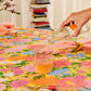 Follow The Sun Yellow Tablecloth Round