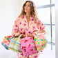 Follow The Sun Yellow Quilted Cotton Toiletry Case