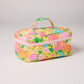Follow The Sun Yellow Quilted Cotton Toiletry Case