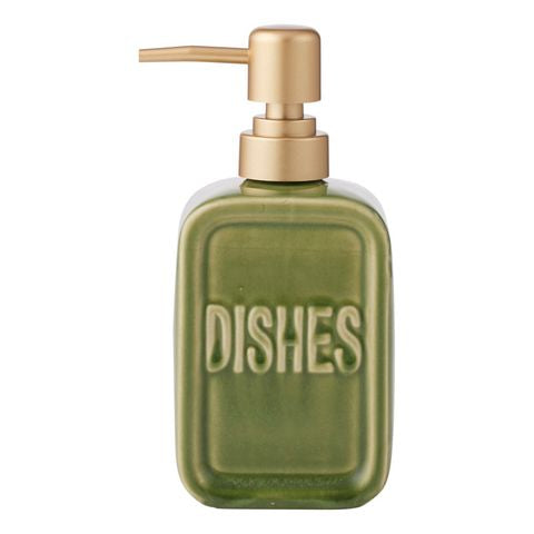 Dishes Ceramic Soap Dispenser Olive