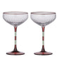 Lena S/2 Coupe Glasses