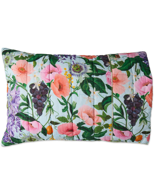 Spring In The Air Reversible Linen Quilted Pillowcases 2P Std Set