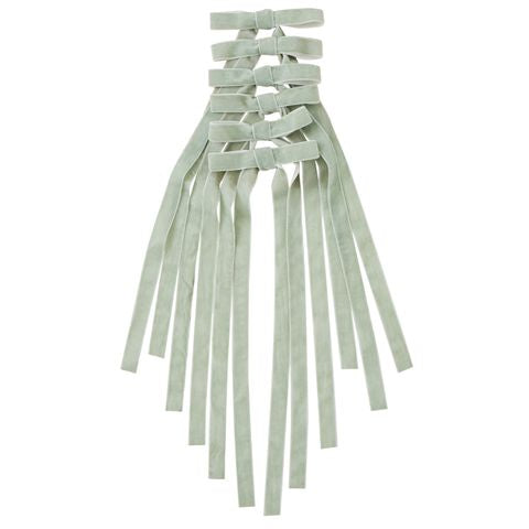 S/6 Velvet Bow Decorations