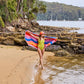 Surfs Up Terry Beach Towel