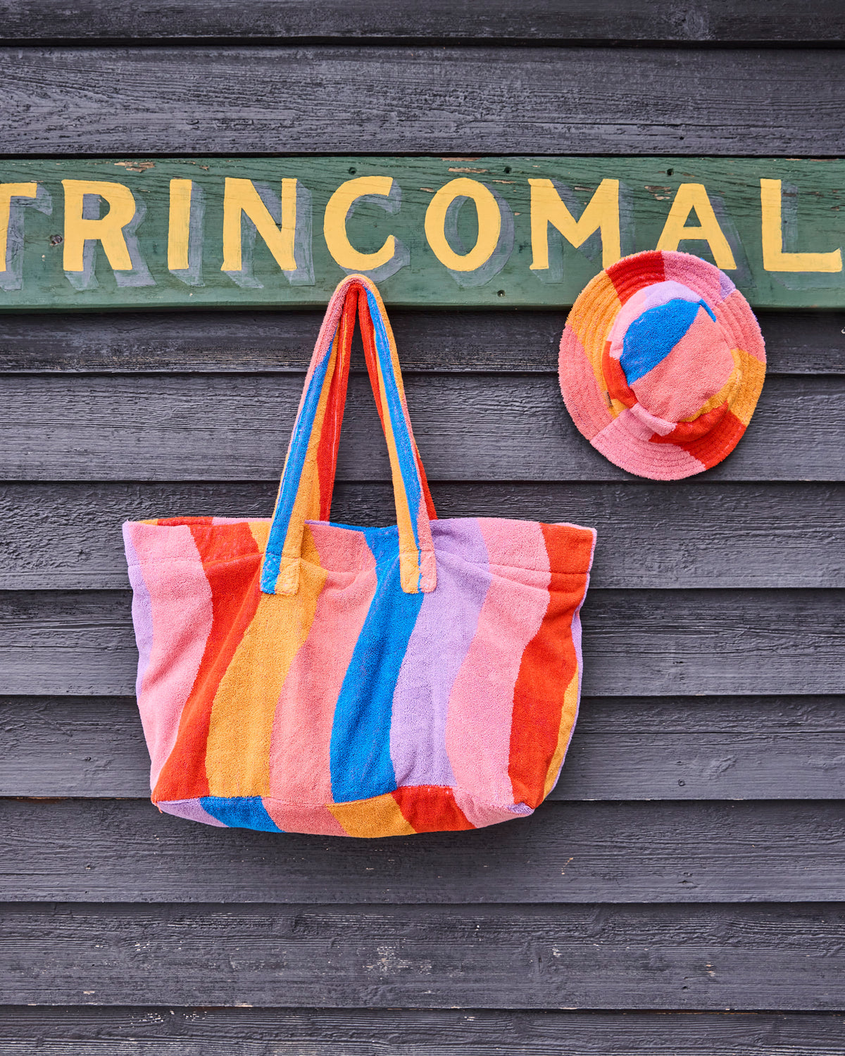 Surfs Up Terry Oversized Beach Bag