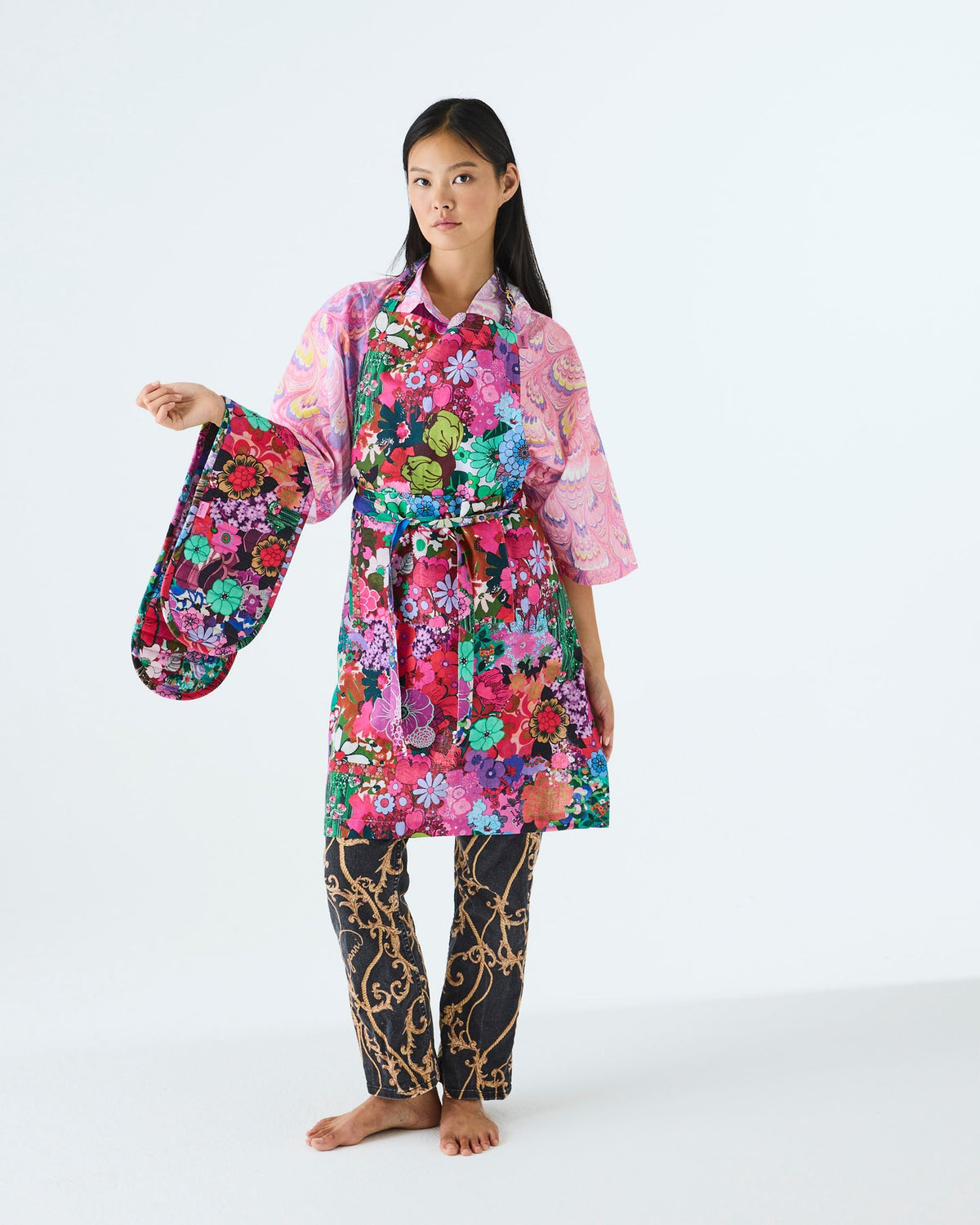 Kip&Co x Romance Was Born Flower Power Apron