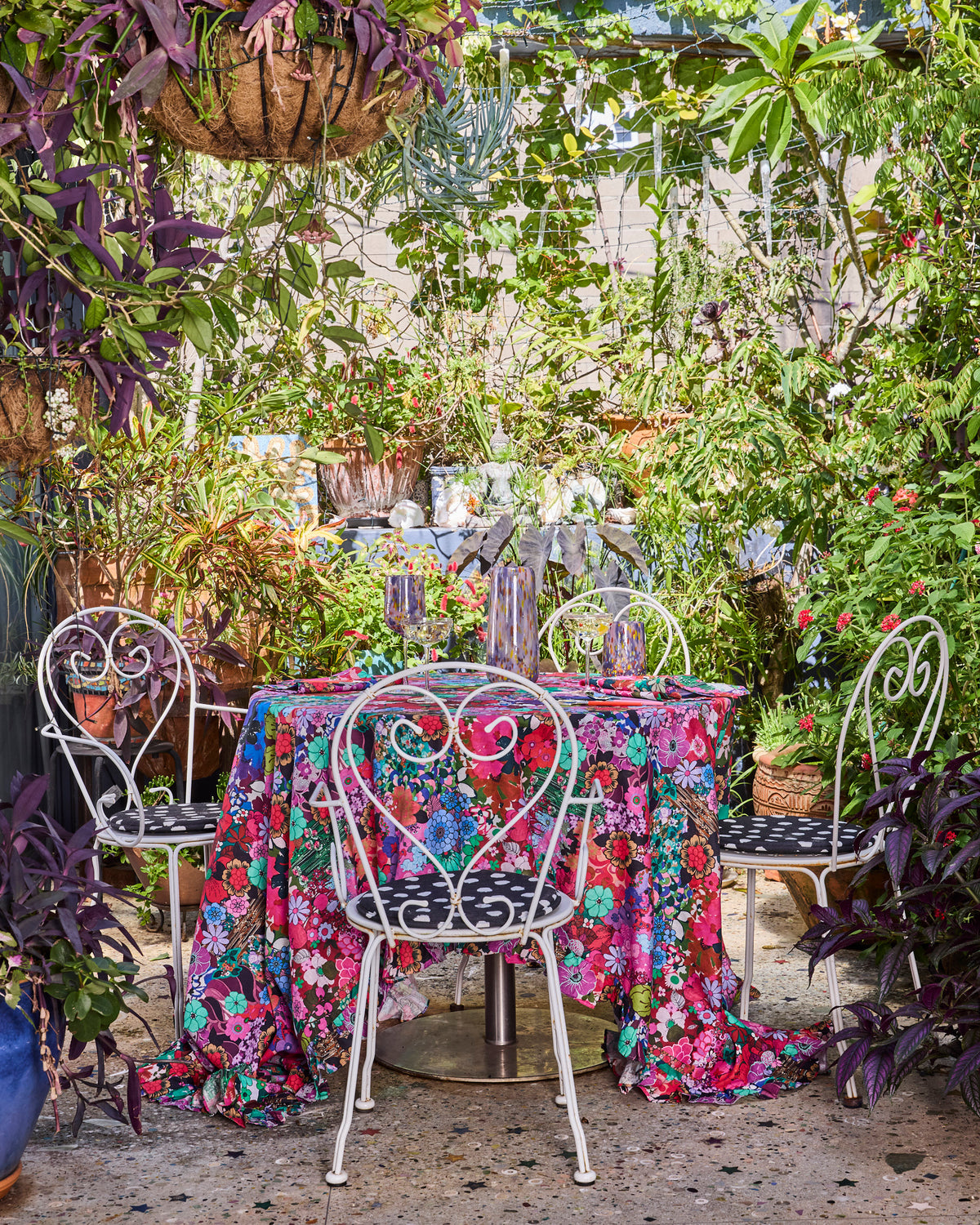 Kip&Co x Romance Was Born Flower Power Pink Tablecloth Standard Rectangular