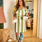Moss Stripe Apron